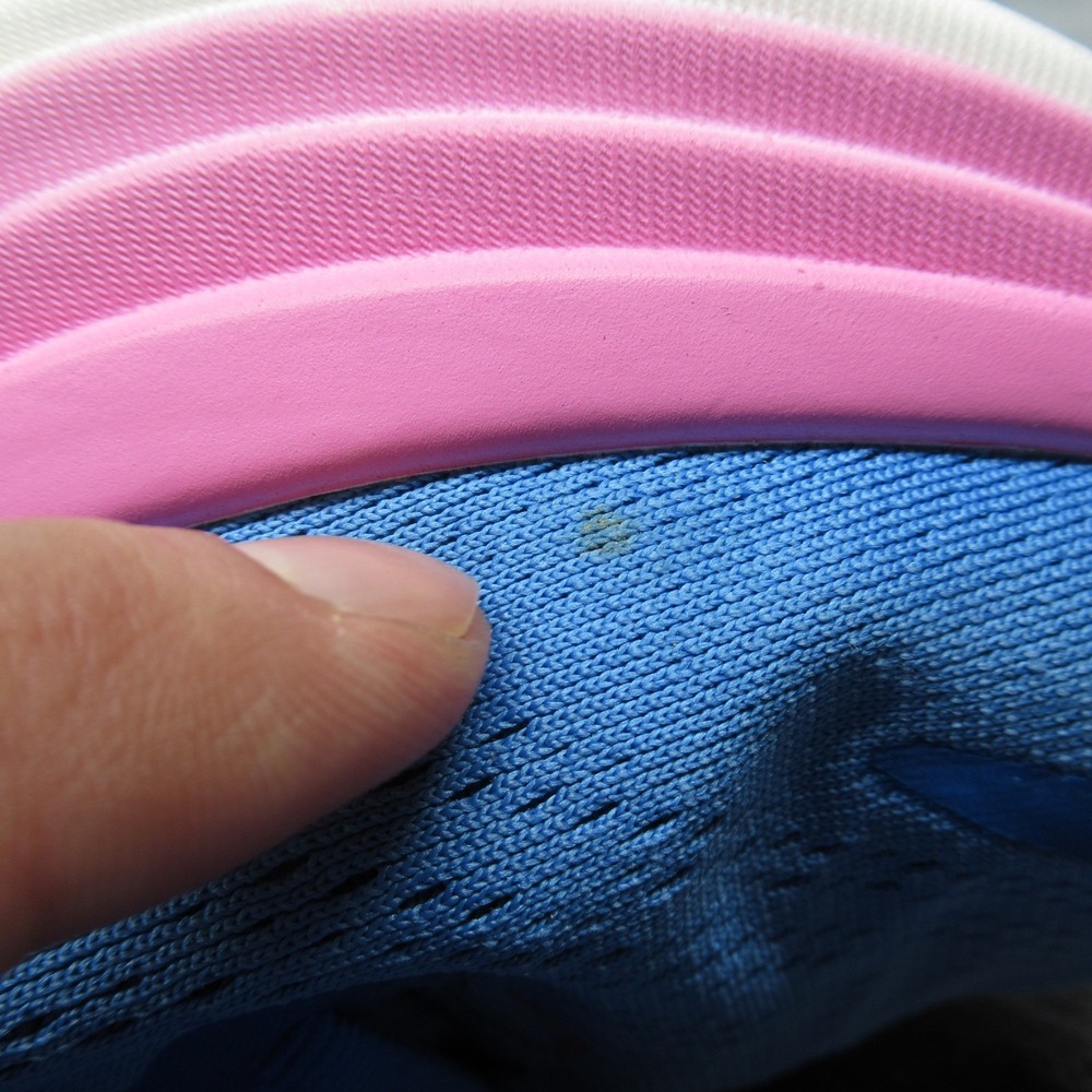 Hoka Womens 9/9.5B Running Shoes  Blue Bondi 8 Chunky Lightweight Mismatch READ - Picture 10 of 16